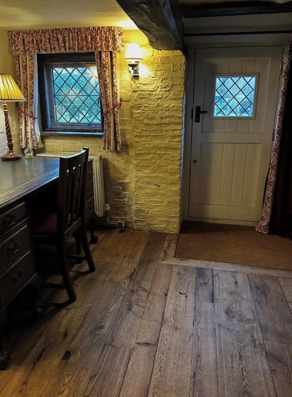 Rustic oak cottage floor, wood flooring installation by Northfold Flooring